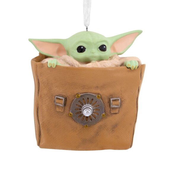 Hallmark Ornaments Star Wars Mandalorian Grogu the Child Christmas Decoration - Picture 1 of 9